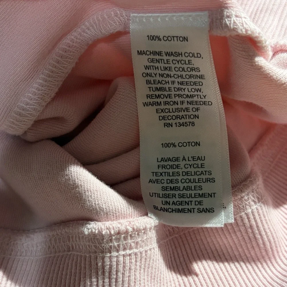 Vineyard Vines Girls Pink 1/4 Zip Pullover Sweatshirt Whale Logo Size M 10-12